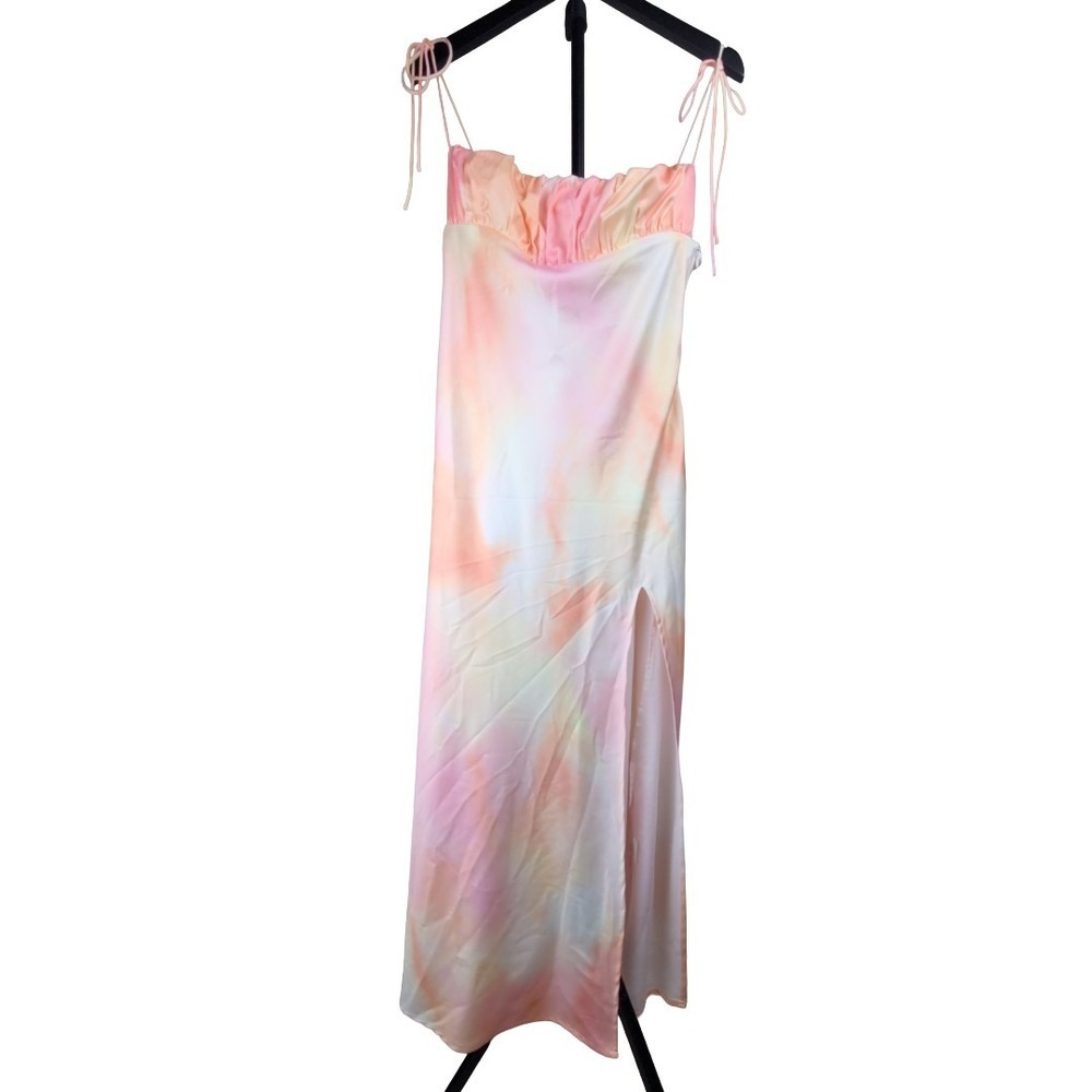 Summer Dress Princess Polly Pink Orange Tie Dye Slip Dress Size 8 Festival Y2k‎